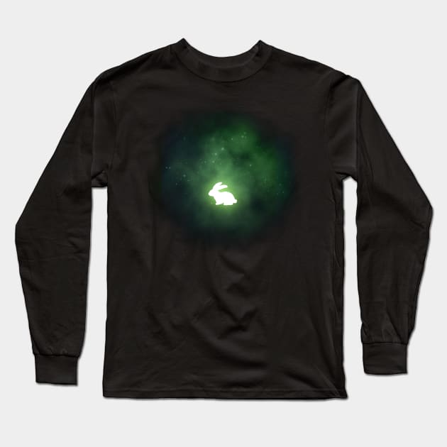 Glowing Rabbit Long Sleeve T-Shirt by beesants